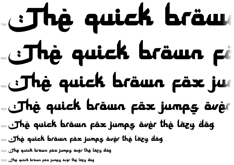 Special Ramadhan font by Nurf Designs FontRiver