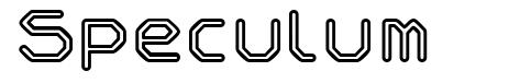 Speculum шрифт