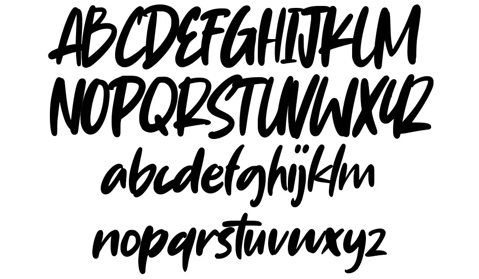 Speechless font Örnekler