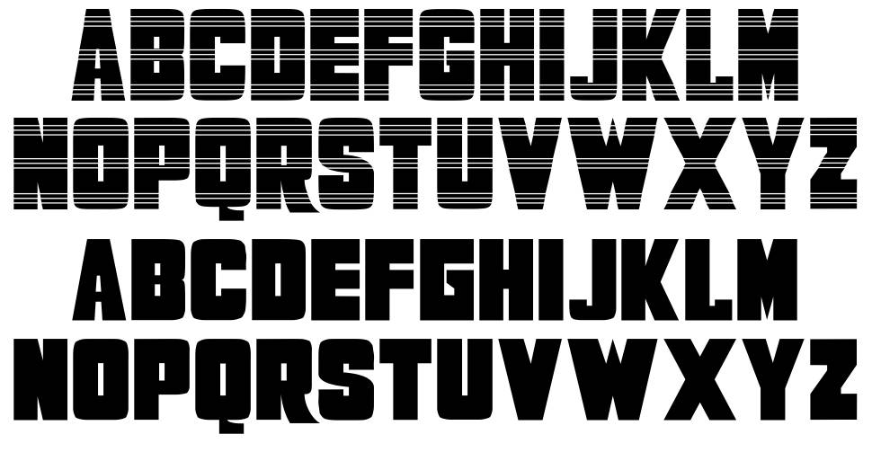 Speed Monsters font