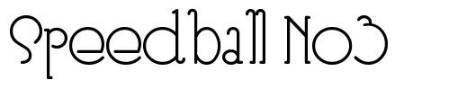Speedball No3 schriftart