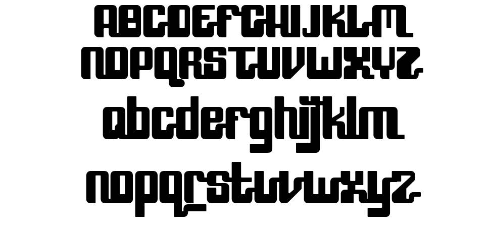 SpeedFreek font specimens
