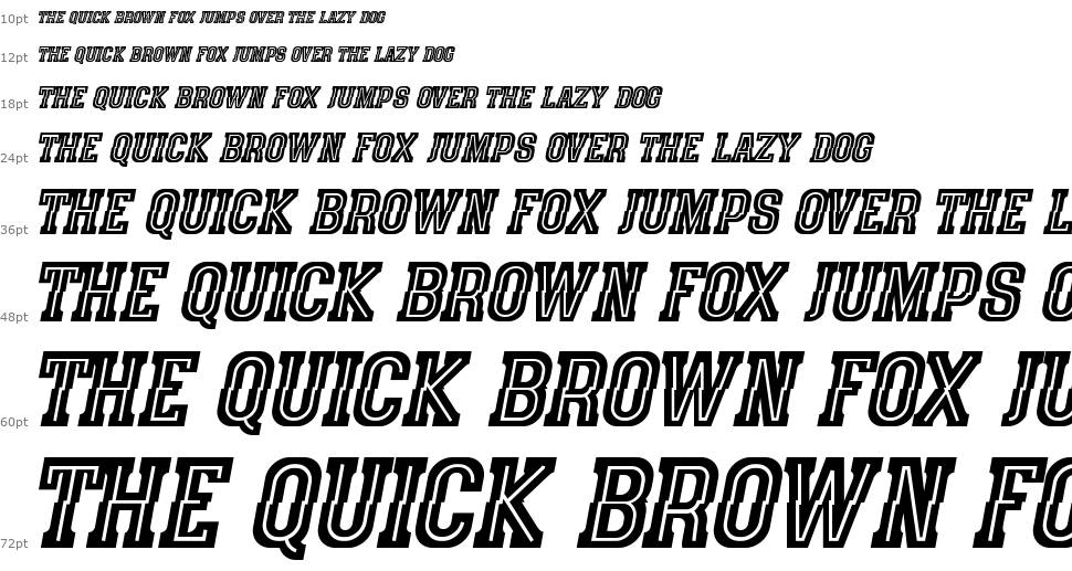 Speedhunter Line font Şelale