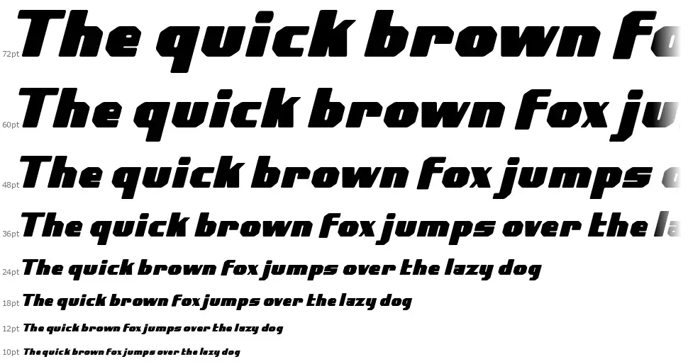 Speedofont waterfall