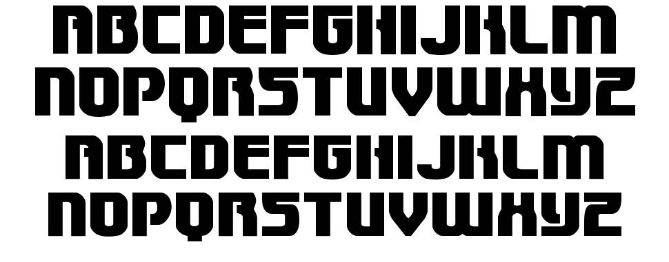 Speedwagon font specimens