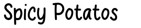 Spicy Potatos písmo