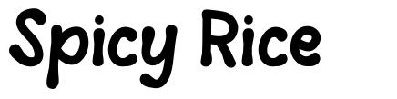 Spicy Rice font