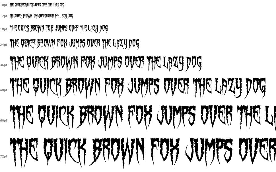 Spiderfingers font Waterfall