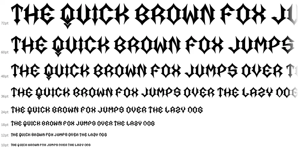 Spiderwoman font Waterfall