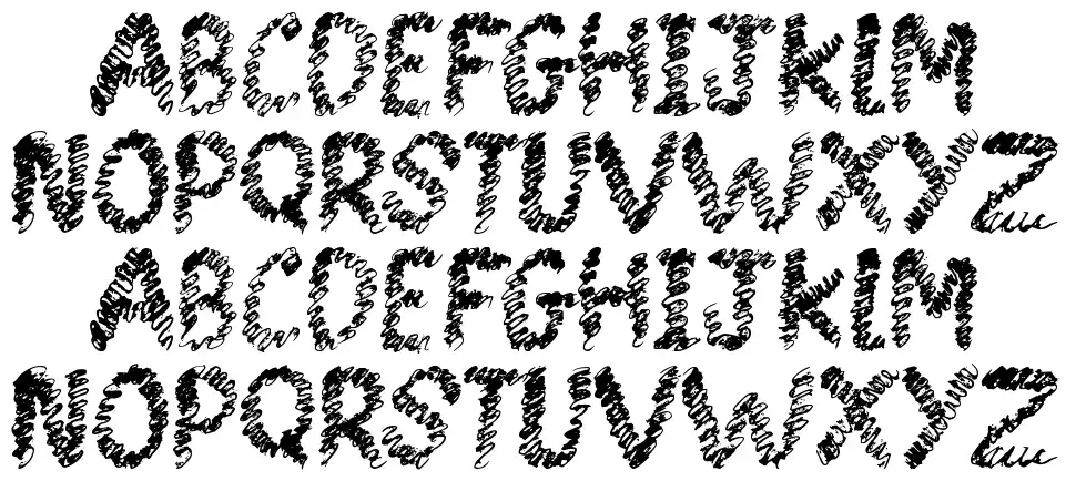 Spin Headfont specimens