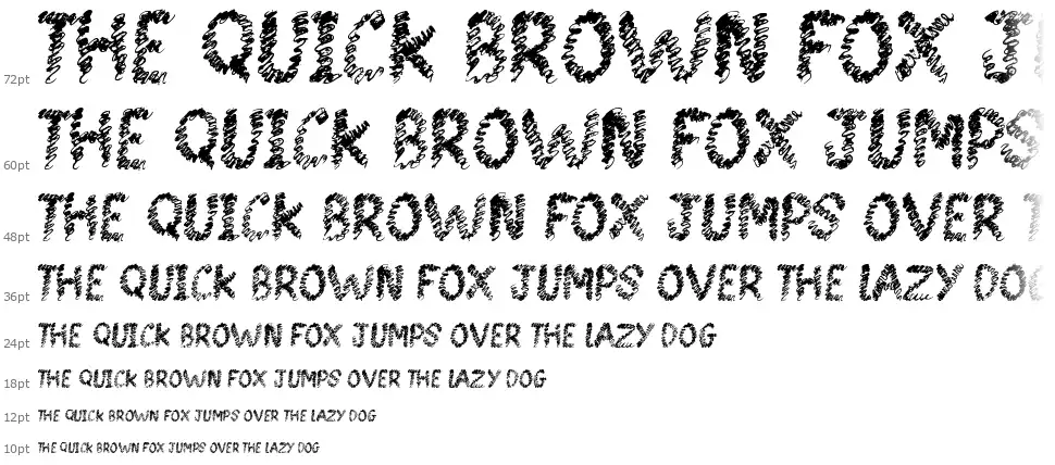 Spin Headfont waterfall