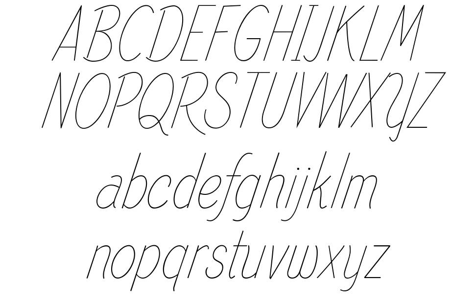 Spindle Refined font specimens