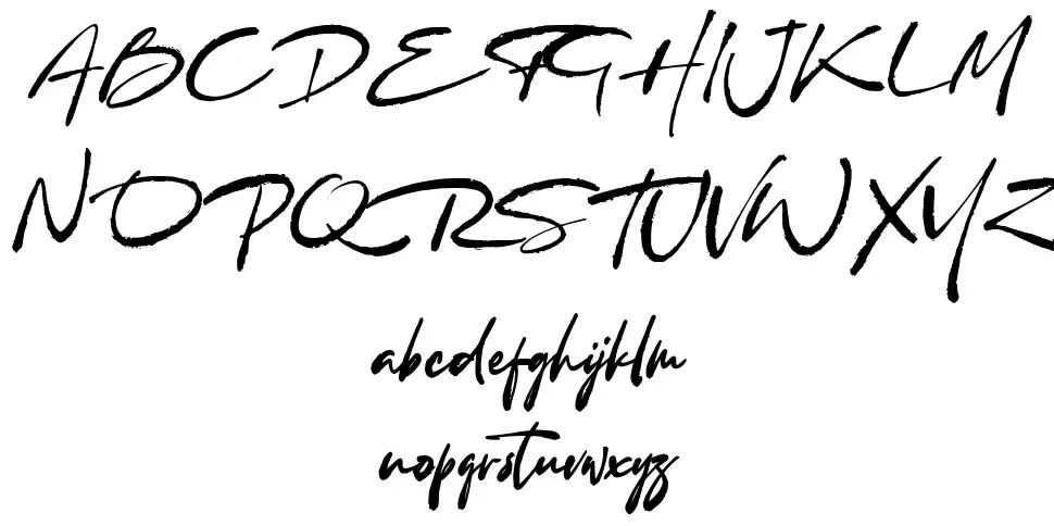 Spiritual Lightningfont specimens