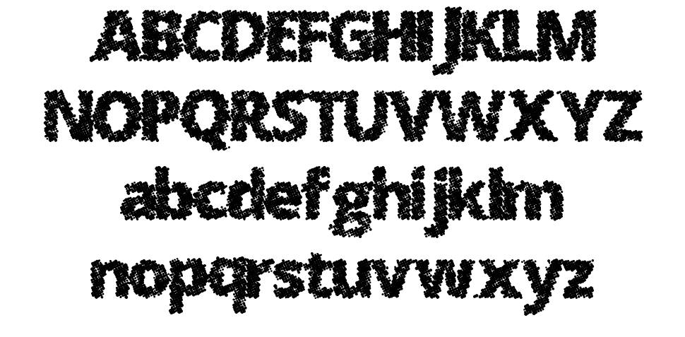 Splat Matrix font specimens