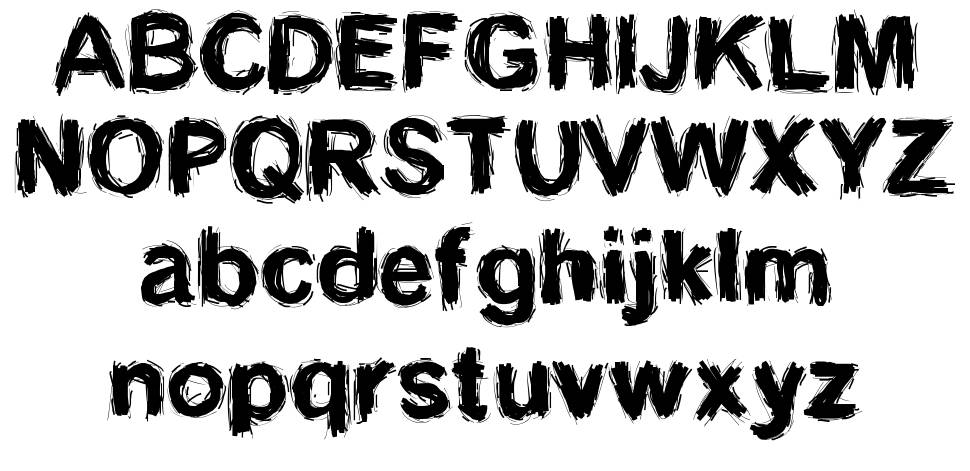 Splinter Wood 字形 标本
