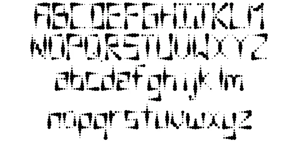 Splotch font Örnekler