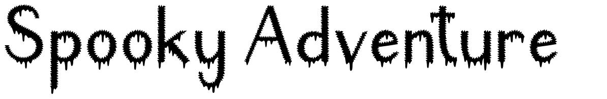 Spooky Adventure шрифт