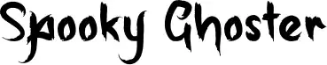 Spooky Ghoster font