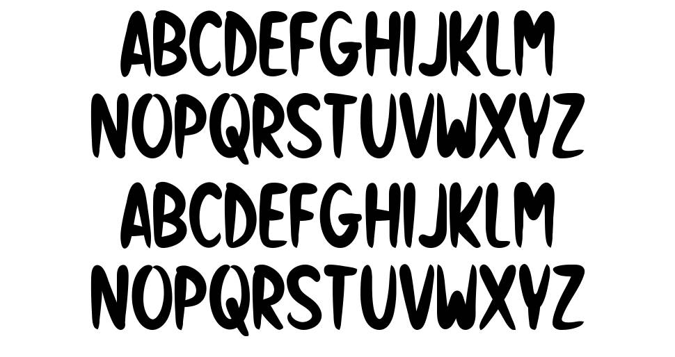 Spooky Haunt font Örnekler