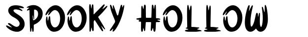 Spooky Hollow 字形