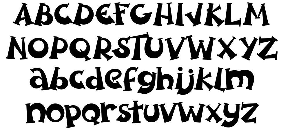 Spooky Pumpkin font Örnekler