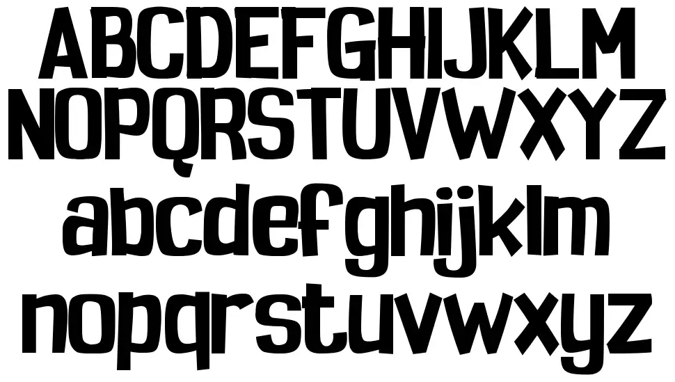 Spoopyfont specimens
