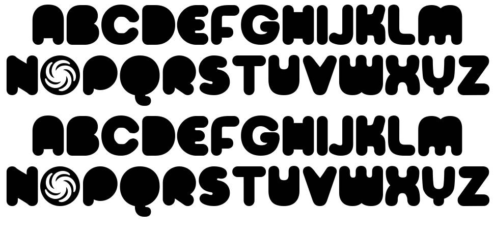 Sporedom font specimens