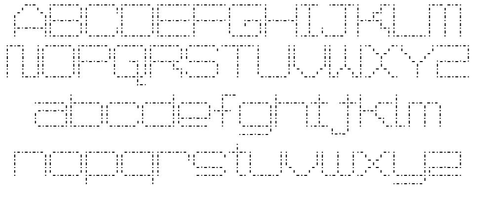 Spot Matrix fuente Especímenes