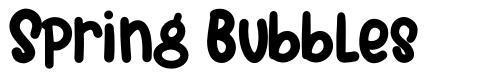 Spring Bubbles font