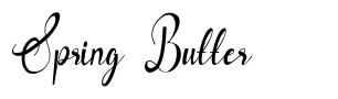Spring Butter font