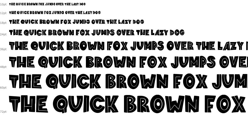 Springloved font Waterfall