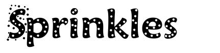 Sprinkles шрифт