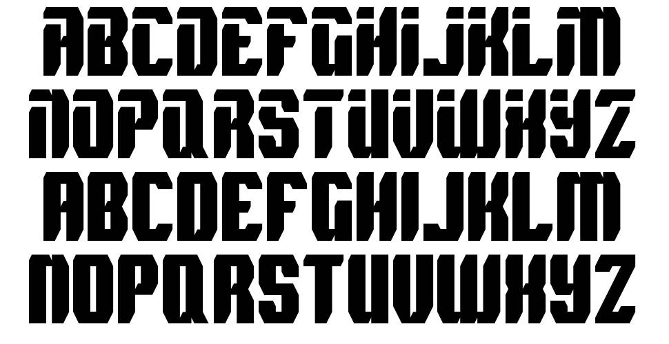 Spyh font specimens