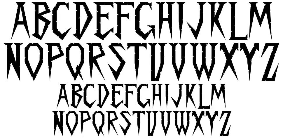 Spykker font specimens