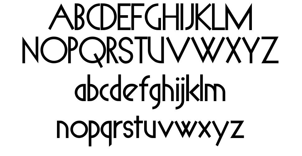 Spyrogeometric フォント 標本