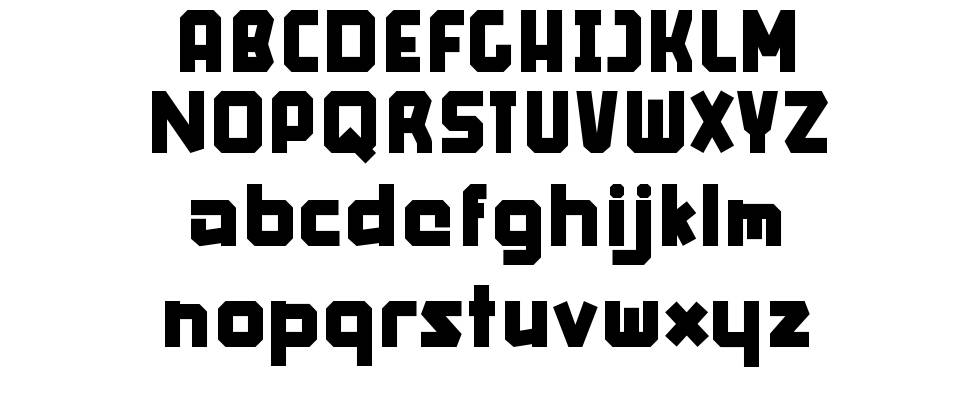 Squanch font Örnekler