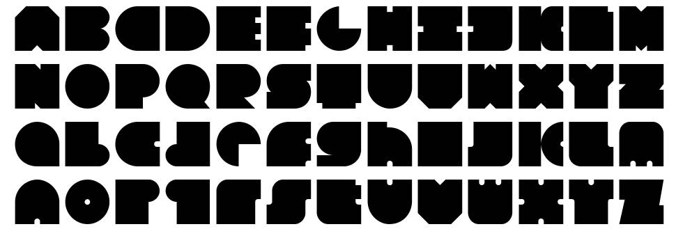 Square 80 font specimens