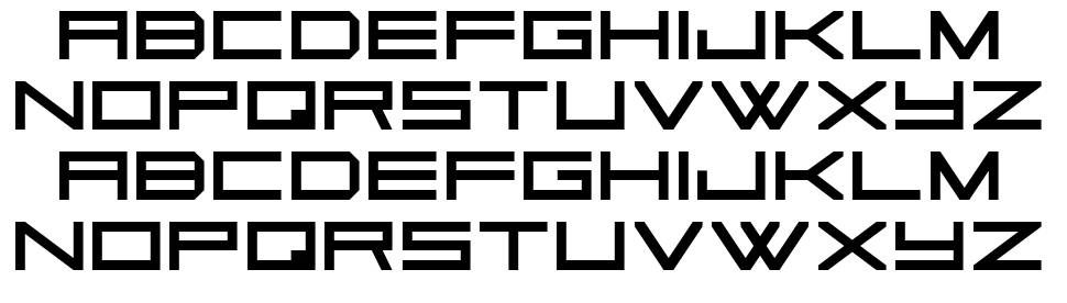 Square Sans Serif 7 fonte Espécimes
