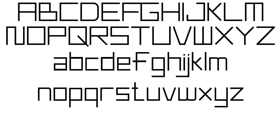 Square Space font specimens