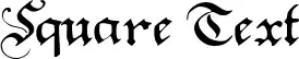 Square Text