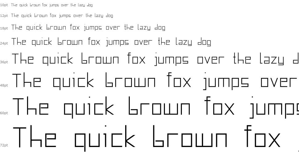 SquareBox шрифт Водопад
