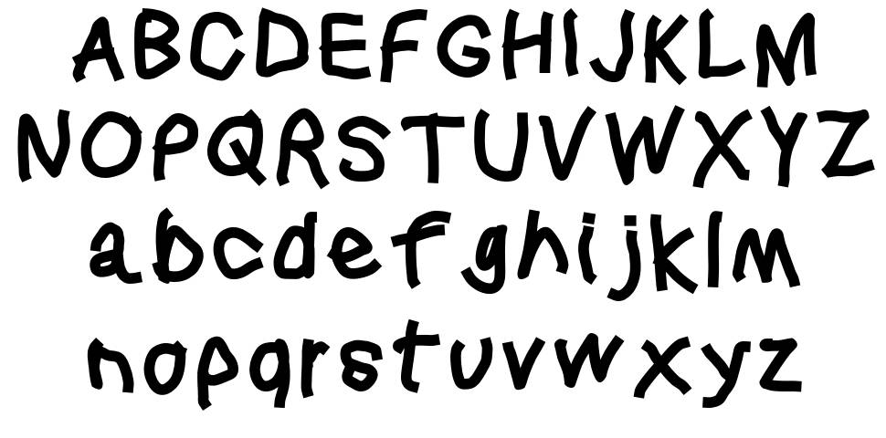 Squared Hand 字形 标本