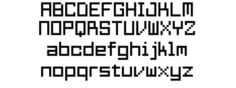 Squarewave font Örnekler