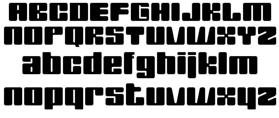SquareWise font specimens