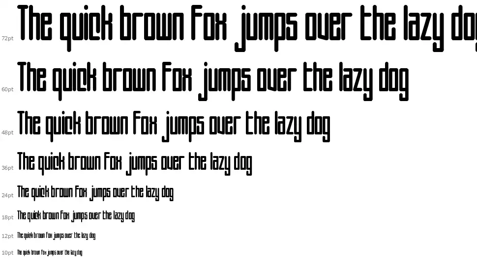 Squarewormfont waterfall