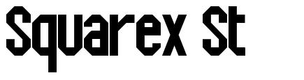 Squarex St шрифт