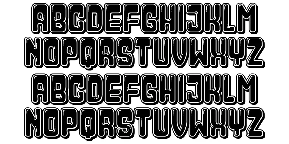 Squashfont specimens