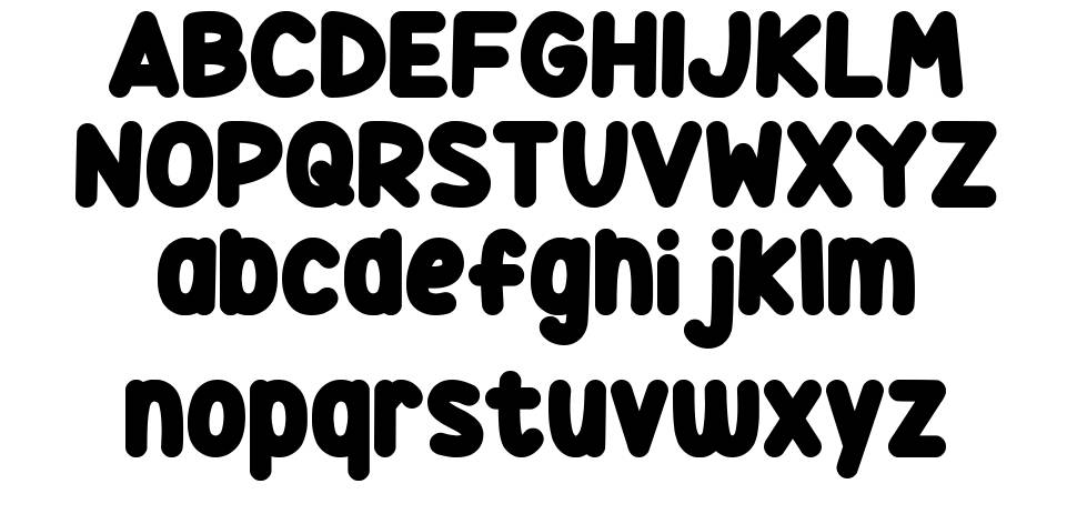Squidgy Sweets font specimens