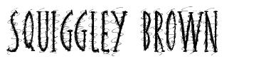 Squiggley Brown font