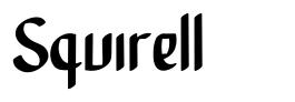 Squirell font